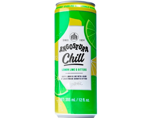 Chill Sparkling Drink Lemon Lime 12 fl oz Can , 24 pack Angostura image 1