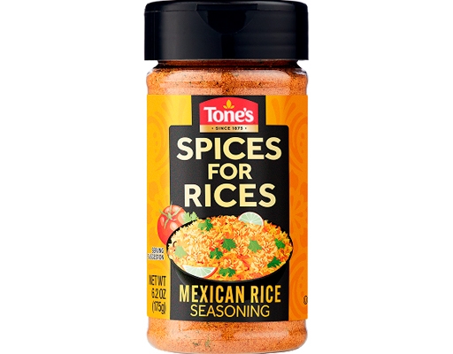Mexican Rice Seasoning 6.2 oz Tones image 0