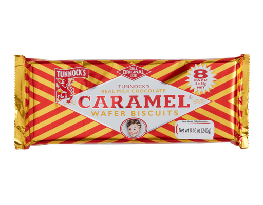 Milk Chocolate Caramel Wafers 30g, 8 ct Tunnock's image 0