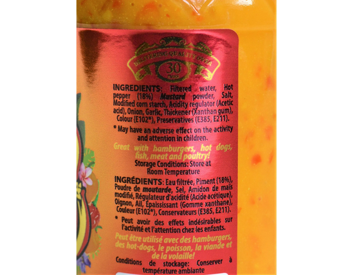 West Indian Hot Sauce 26.9 fl oz Baron image 1