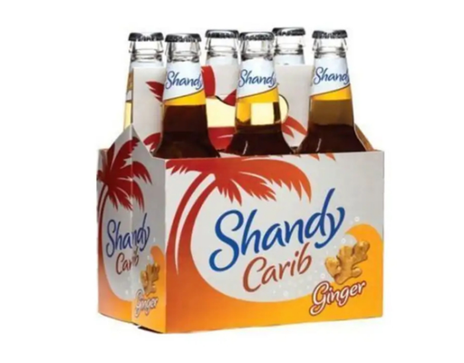 Shandy Ginger 12 oz, 6 pack Carib image 1