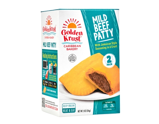 Jamaican Style Mild Beef Patty, 2ct Golden Krust image 0