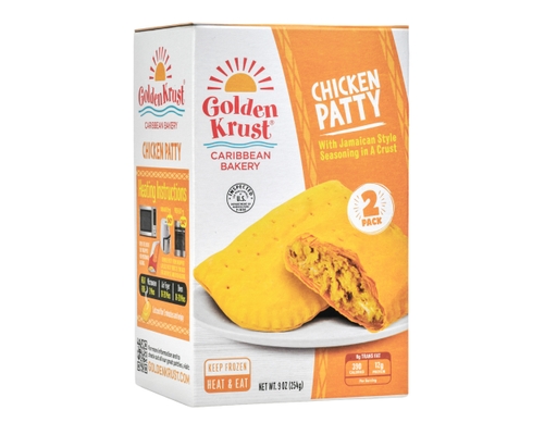 Jamaican Style Chicken Beef Patty, 2ct Golden Krust image 0