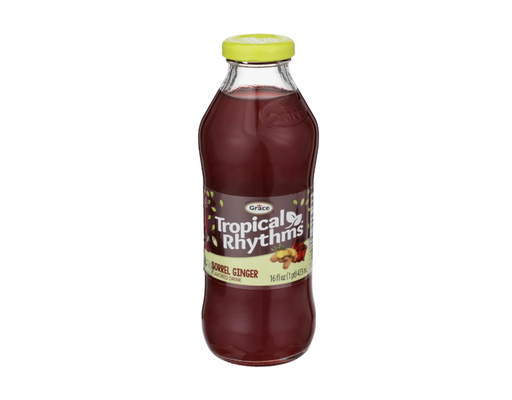 Tropical Rhythms Sorrel Ginger Drink 16 fl oz Grace image 0