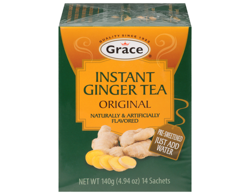 Instant Ginger Tea Original 10g, 14 sachets Grace image 0