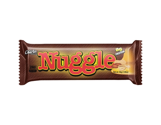 Nuggle - Peanut Chocolate Bar 52g, 12 pack Charles image 0