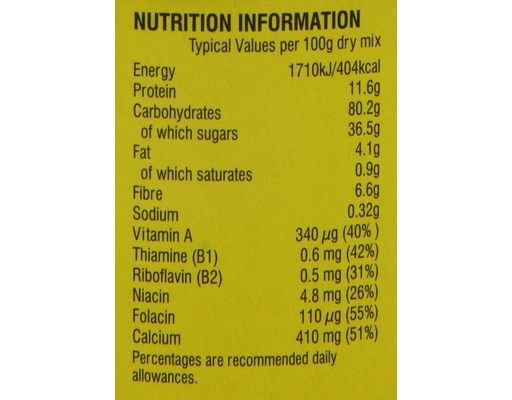 Instant Oatmeal Porridge Banana Flavored 2.1 oz, 6 pack Grace image 3