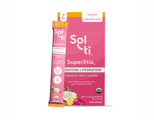 SuperStix Digestion + Hydration Dragon Fruit Lemon 16 oz Sol-ti image 0