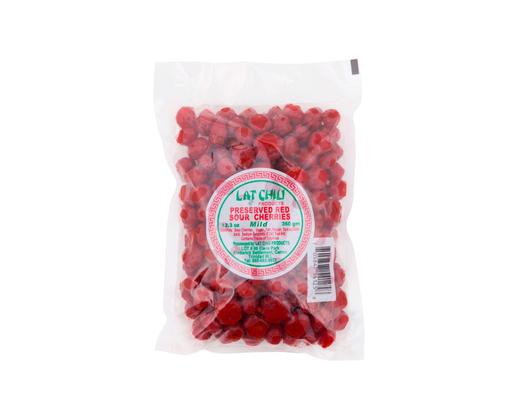 Red Sour Cherries Mild 350g, 24/case Lat Chiu