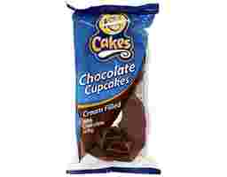Chocolate Iced Double Cupcakes 60 g Kiss Cakes