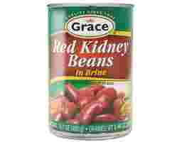 Kidney Beans Dark Red 14.1 oz, 6 pack Grace