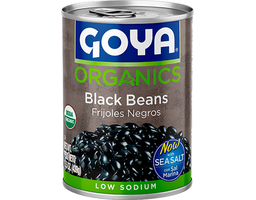 Organic Black Beans 15.5 oz, 6 pack Goya