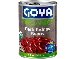 Organic Dark Kidney Beans 15.5 oz, 6 pack Goya