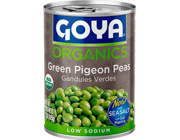 Organic Green Pigeon Peas 15.5 oz, 6 pack Goya