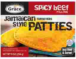 Spicy Beef Patty 9 oz, 2 ct Grace