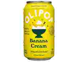 Prebiotic Soda Banana Cream 12 fl oz, 12 pack Olipop