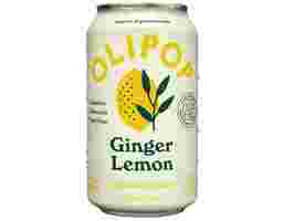 Prebiotic Soda Ginger Lemon 12 fl oz, 12 pack Olipop