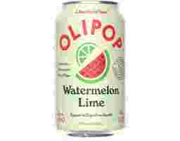 Prebiotic Soda Watermelon Lime 12 fl oz, 12 pack Olipop