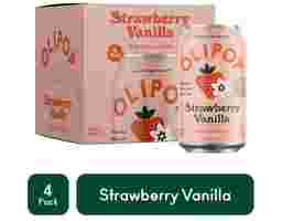 Prebiotic Soda Strawberry Vanilla 12 fl oz, 4 pack Olipop