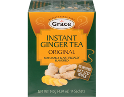 Instant Ginger Tea Original 10g, 14 sachets Grace