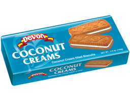 Coconut Cream Biscuits 4.9 oz, 12 pack Devon