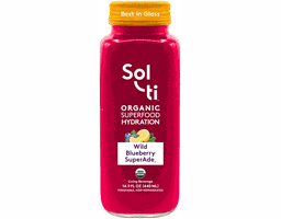 Wild Blueberry SuperAde 14.9oz, 6 pack Sol-ti
