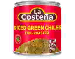 Diced Green Chiles Fire Roasted, 95g La Costeña