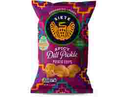 Kettle Cooked Potato Chips, Spicy Dill Pickle 158g Siete