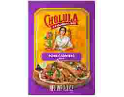 Pork Carnitas - Mild Seasoning Mix 1.3 oz, 6 Pack Cholula