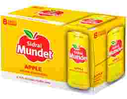 Apple Soda 12 fl.oz Can, 8 pack Sidral Mundet