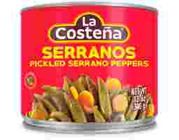 Serrano Pepper 340g, 6 pack La Costeña