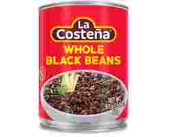 Whole Black Beans 560g, 6 pack La Costeña