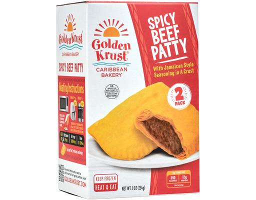 Jamaican Style Spicy Beef Patty, 2ct Golden Krust
