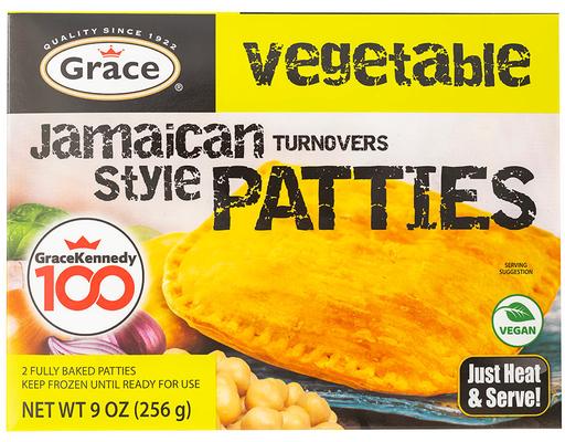 Vegetable Vegan Patty 9 oz, 2 ct Grace