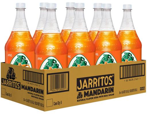 Mandarin Soda 1.5L, 8/case Jarritos