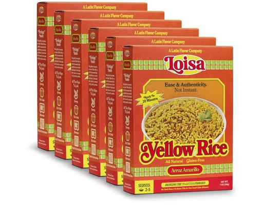 Yellow Rice 7 oz, 6 pack Loisa