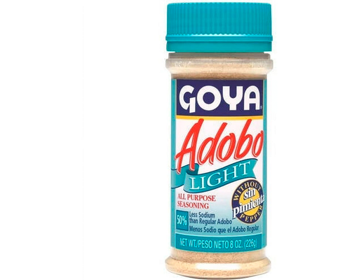 All-Purpose Seasoning Light without Pepper (50% Less Sodium) 8 oz Goya
