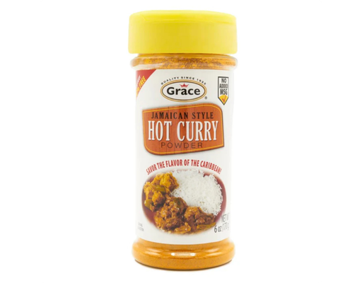 Jamaican Style Hot Curry Powder, . 6 oz Grace