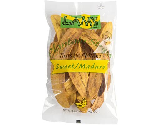 Maduro Plantain Strips 2.1 oz, 12 pack LAM’S