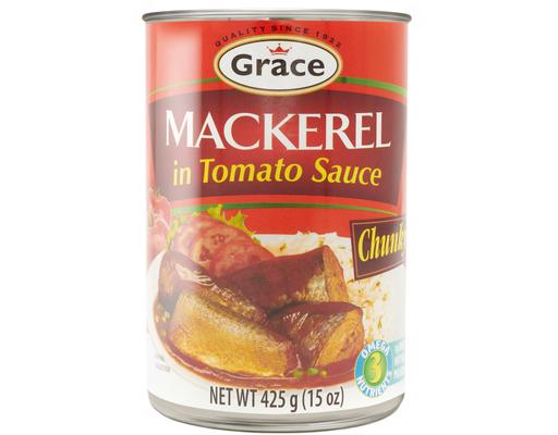 Mackerel in Tomato Sauce Chunky 15oz Grace
