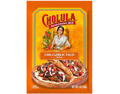Chili Garlic Taco - Mild Recipe Mix 1 oz, 6 Pack Cholula