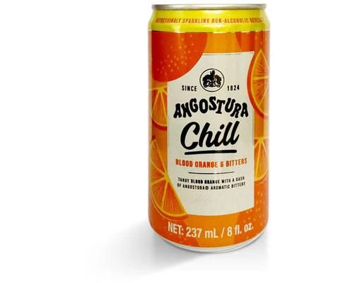 Chill Sparkling Drink Blood Orange 8 fl oz Can, 24 pack Angostura