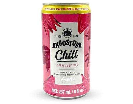 Chill Sparkling Drink Sorrel 8 fl oz Can , 24 pack Angostura