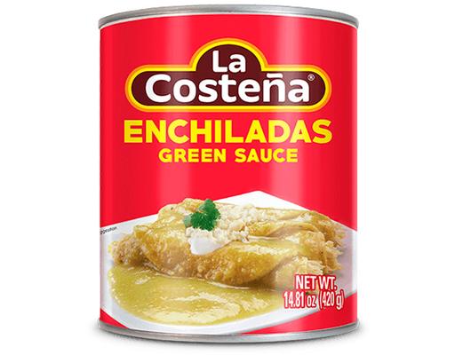 Enchiladas Green Sauce La Costeña