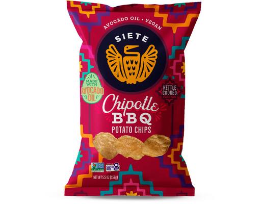Kettle Cooked Potato Chips, Chipotle Siete