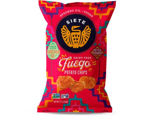 Kettle Cooked Potato Chips, Fuego Siete