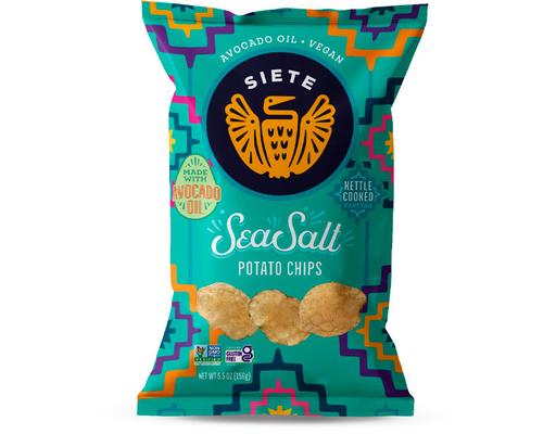 Kettle Cooked Potato Chips, Sea Salt Siete