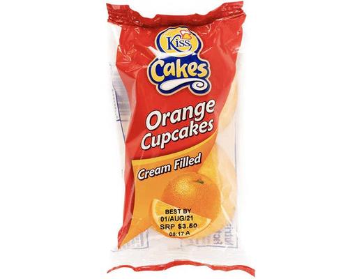 Orange Cupcakes 60 g Kiss Cakes