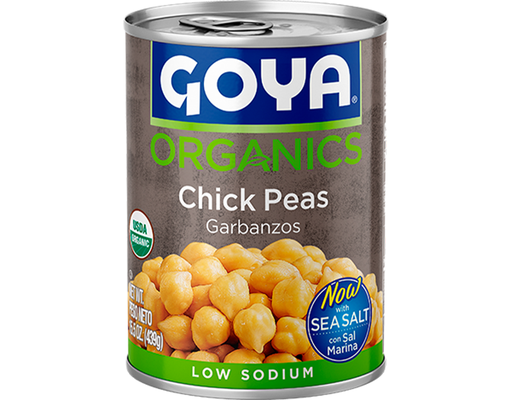 Organic Chick Peas 15.5 oz Goya