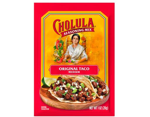 Original Taco - Medium Recipe Mix 1 oz, 6 Pack Cholula